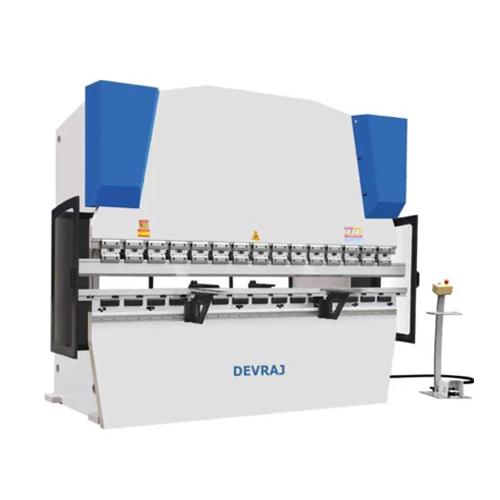 PLC hydraulic press brake machine manufactured by Devraj Engineering, Ahmedabad